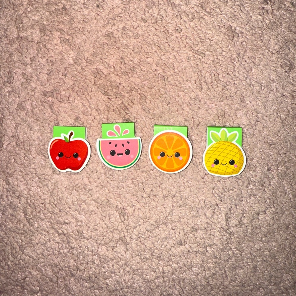 Magnetic 🍎🍉🍊🍍 Bookmarks
